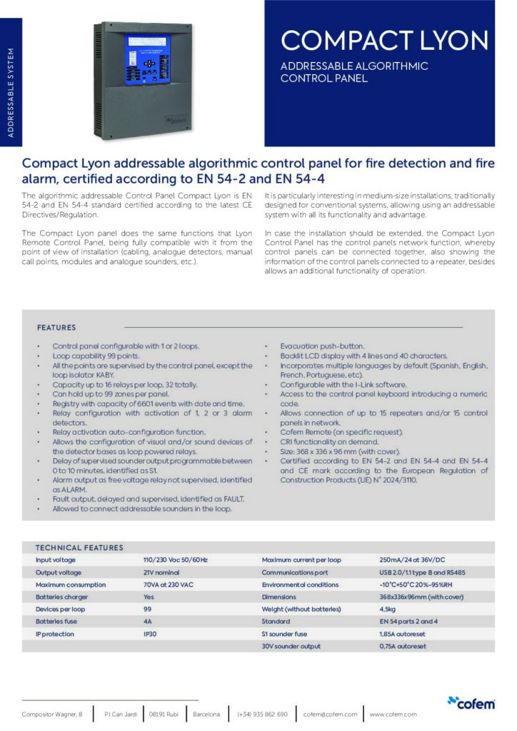 thumbnail of COMPACT LYON_DATASHEET